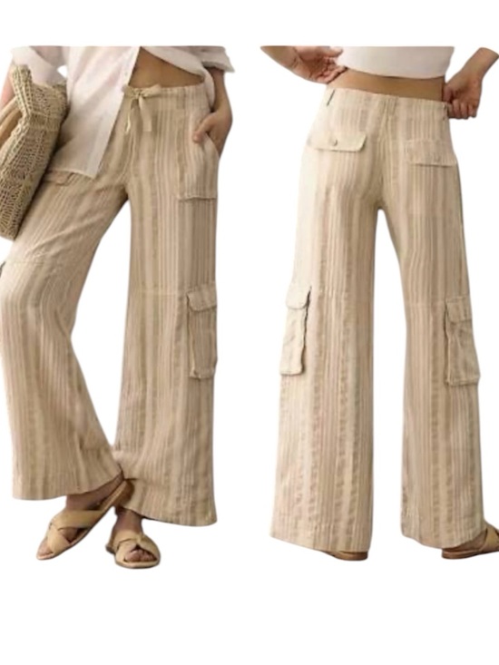 Anthropologie Pants - Anthrpologie Wide Leg Cargo Pant sz. 27